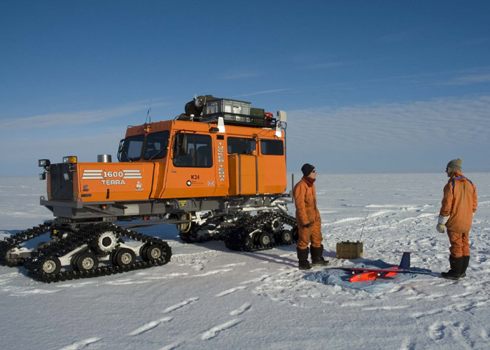 antarctica uav launched by catapult